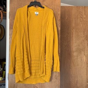 Long Mustard Sweater